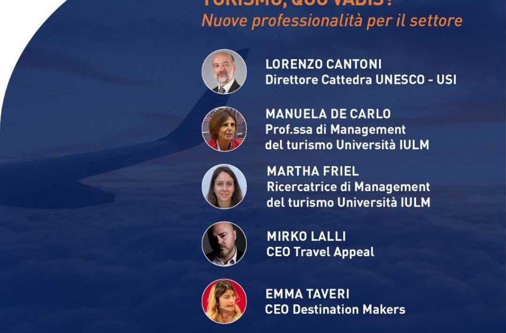 Live Webinar “Turismo, quo vadis” on May 28, 2020