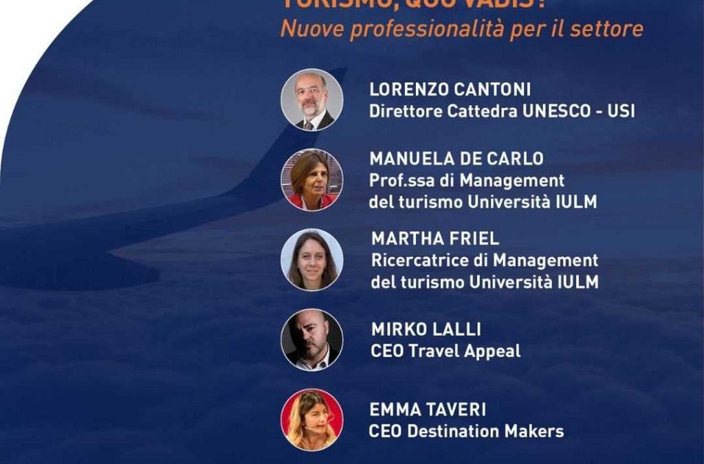 Live Webinar “Turismo, quo vadis” on May 28, 2020