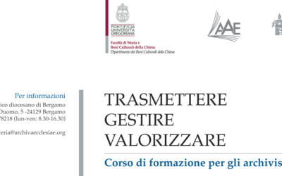 Trasmettere Gestire Valorizzare – Corso di formazione per gli archvisti ecclesiastici